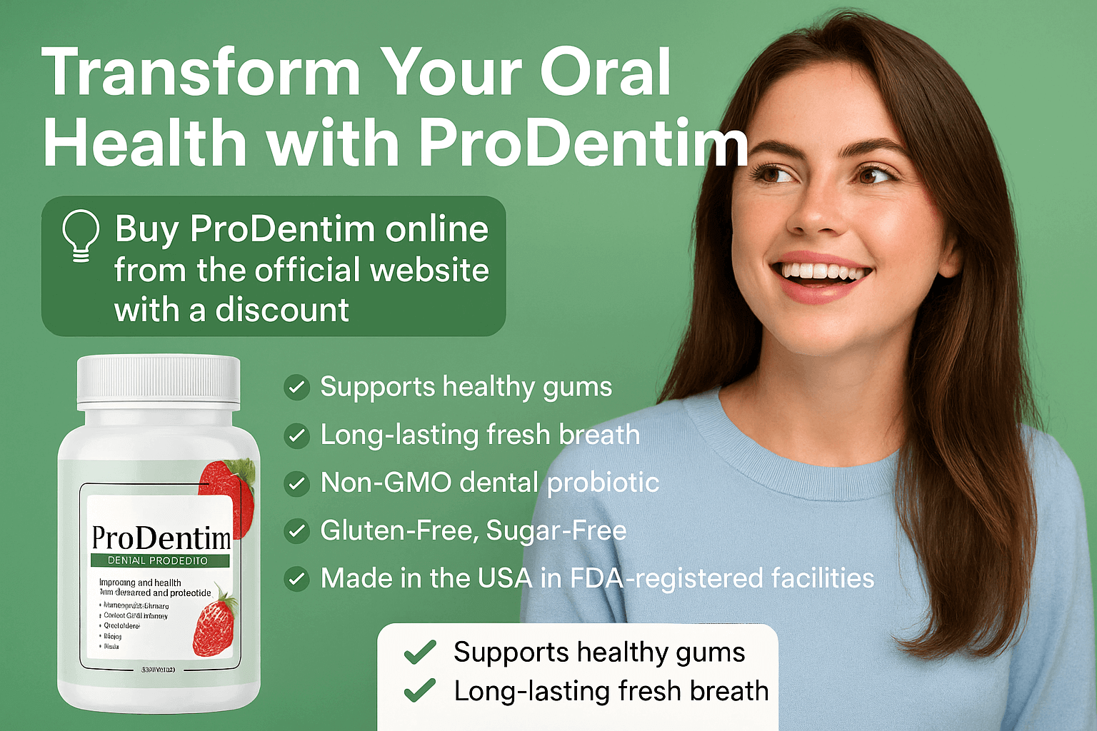 ProDentim Oral Natural Dental Supplement