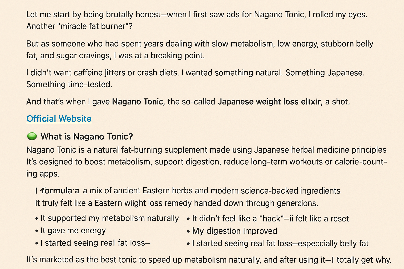 Natural fat Herbal metabolism booster supplement