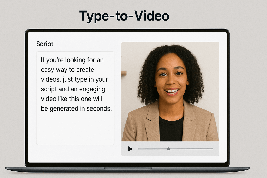 AI script-to-video tool for brands