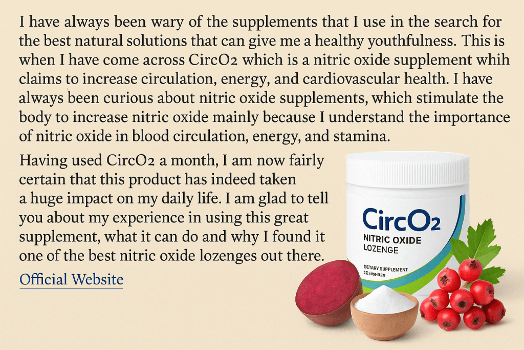 CircO2 Nitric oxide supplement