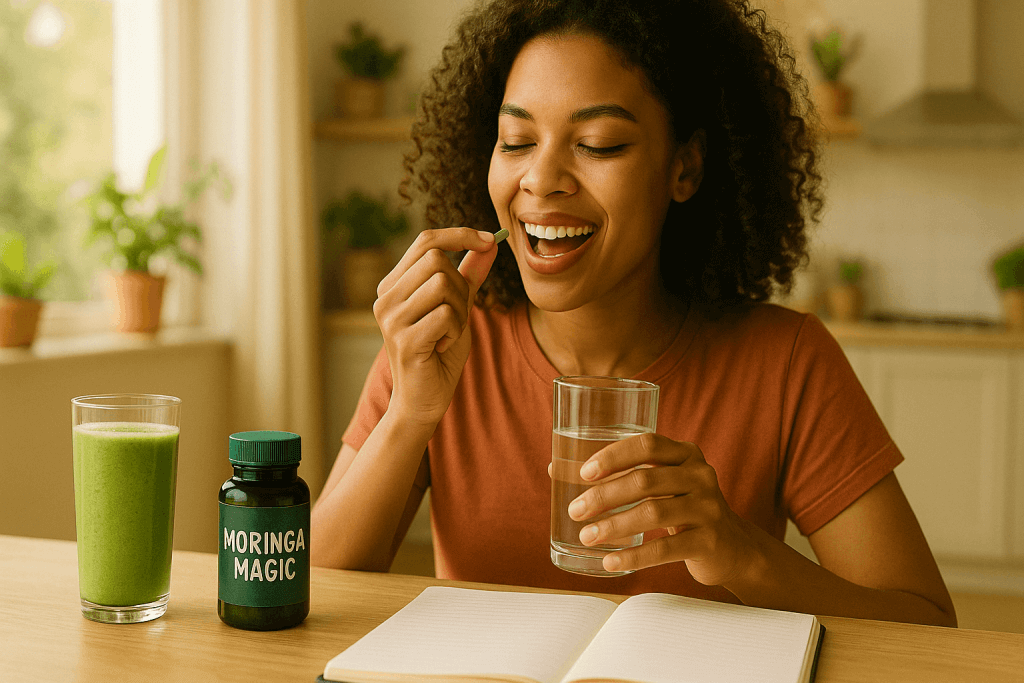 how to use moringa capsules to get energy