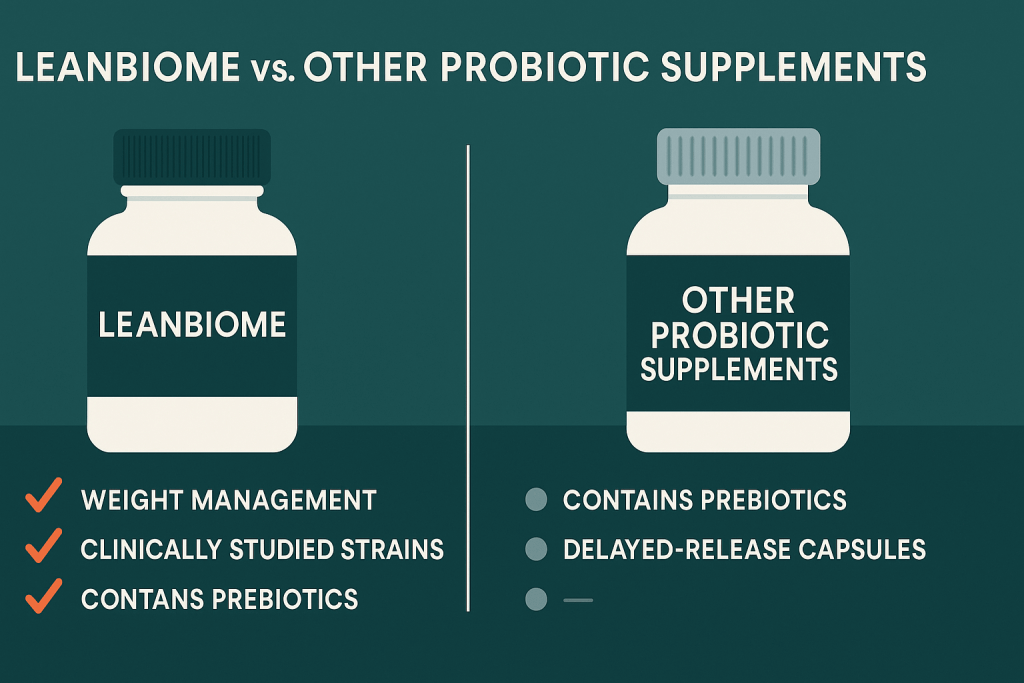LeanBiome vs other probiotics