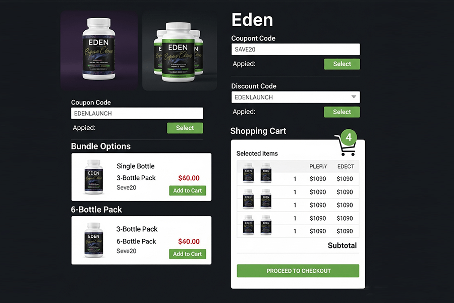 Eden supplement discount offer
