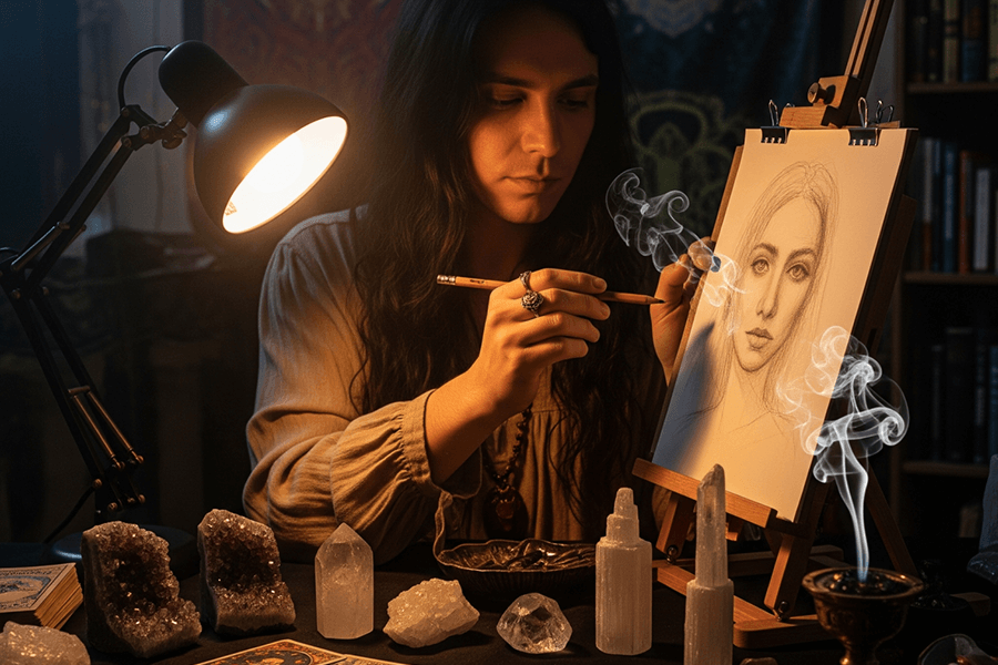 psychic soul mate drawing