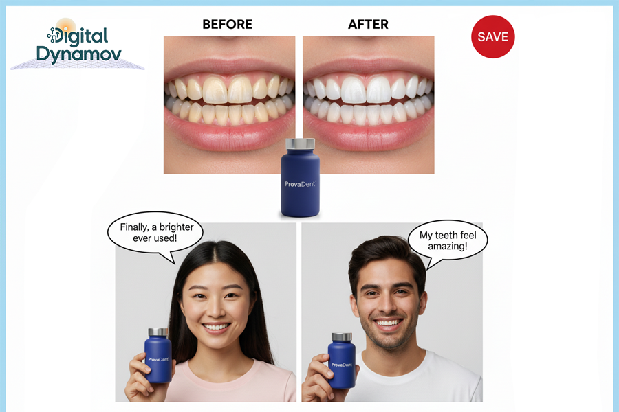 Teeth whitening product before and after
