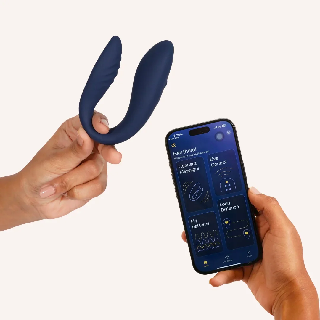 C-Shaped App Controlled Massager