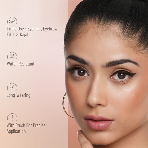 Eyebrow gel and eyeliner alternate view