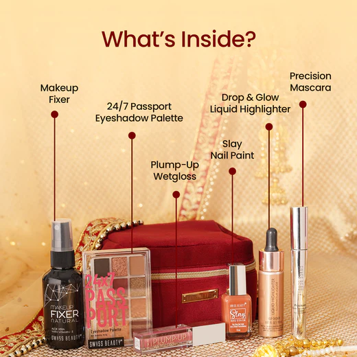 Wedding shagun makeup kit alternate view